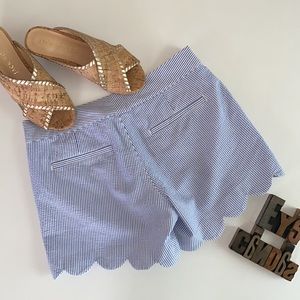 🌴LILLY PULITZER ‘The Buttercup Short’ in Blue & White Seersucker